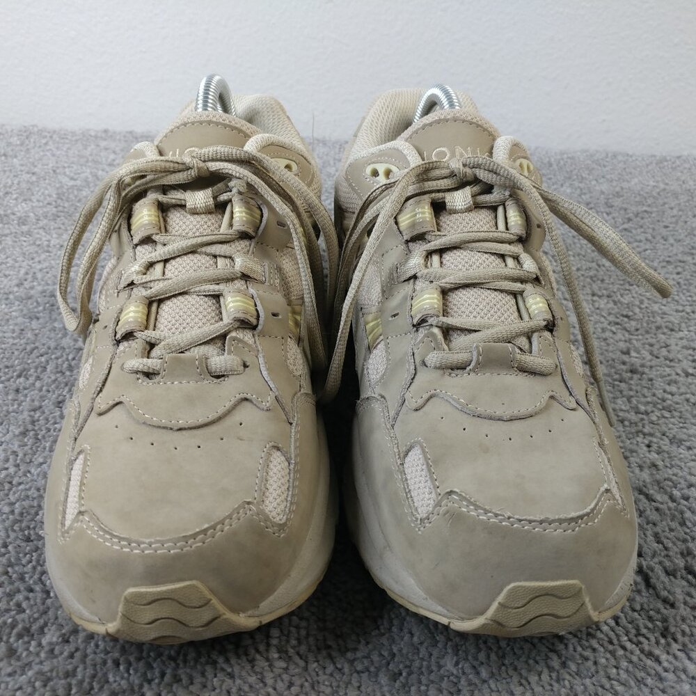 Vionic Walker Walking Shoes Womens Size 10 Comfort Sneakers Taupe Lace Up - Picture 6 of 12